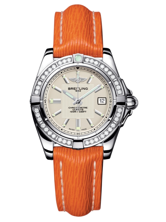 Breitling A71356LA.G702.212X : Galactic 32 Stainless Steel / Diamond / Sierra Silver / Sahara