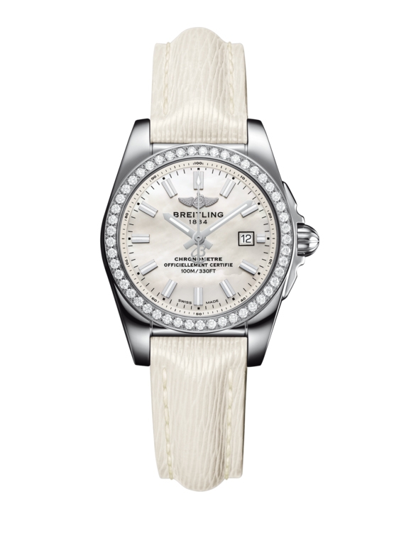 Breitling A7234853/A784/274X/A12BA.1 : Galactic 29 Stainless Steel / Diamond / Pearl / Sahara