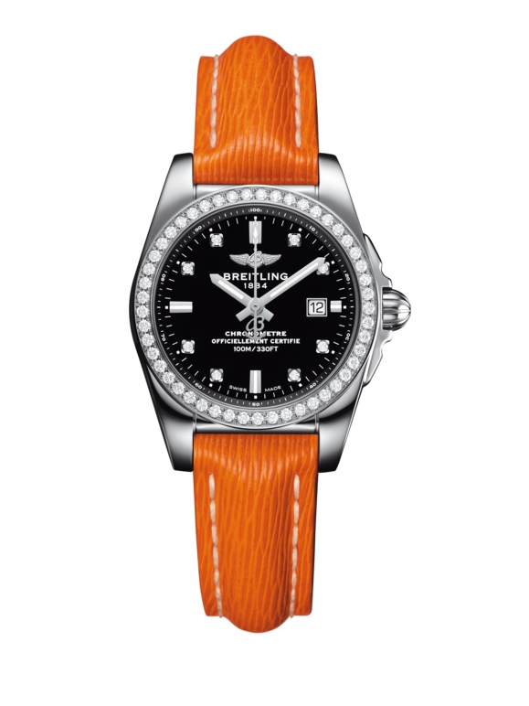 Breitling A7234853/BE50/270X/A12BA.1 : Galactic 29 Stainless Steel / Diamond / Trophy Black Diamond / Sahara