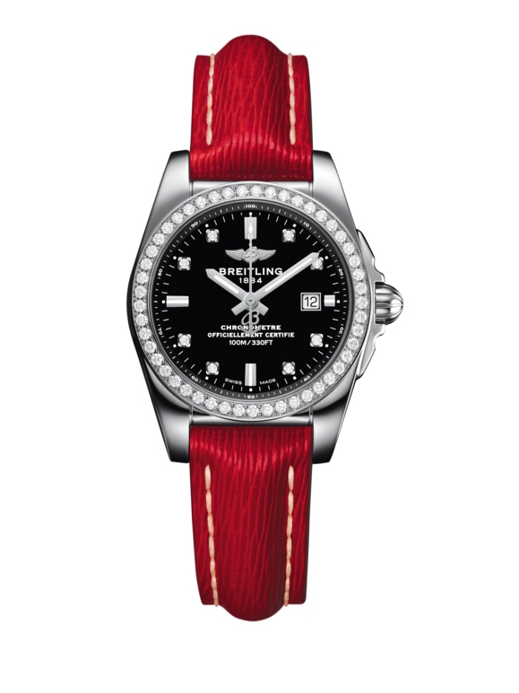 Breitling A7234853/BE50/273X/A12BA.1 : Galactic 29 Stainless Steel / Diamond / Trophy Black Diamond / Sahara
