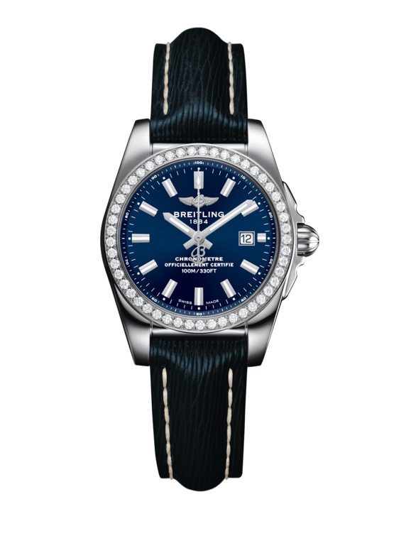 Breitling A7234853/C948/271X/A12BA.1 : Galactic 29 Stainless Steel / Diamond / Horizon Blue / Sahara