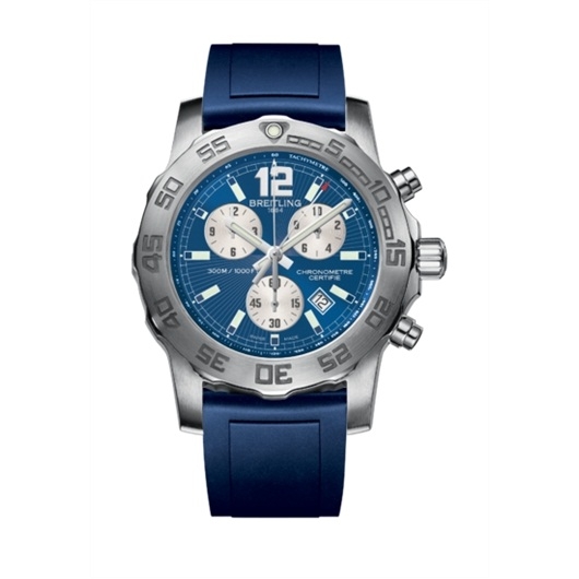 Breitling A7338710C848145S : Colt Chronograph II Blue / Rubber