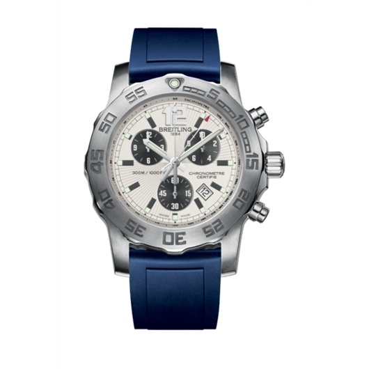 Breitling A7338710G742145S : Colt Chronograph II Silver / Rubber