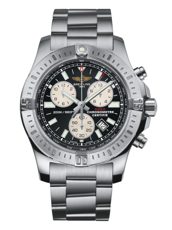Breitling A73388111B1A1 : Colt Chronograph Volcano Black / Bracelet