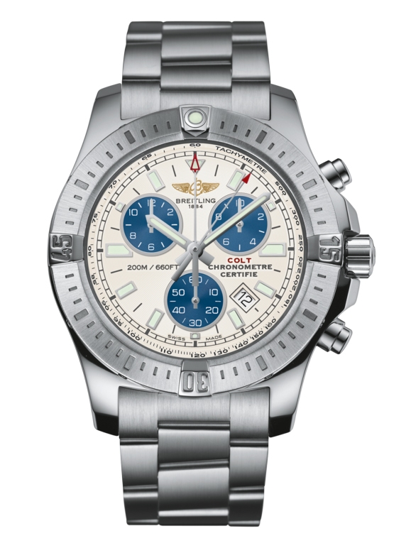 Breitling A73388111G1A1 : Colt Chronograph Stratus Silver / Bracelet