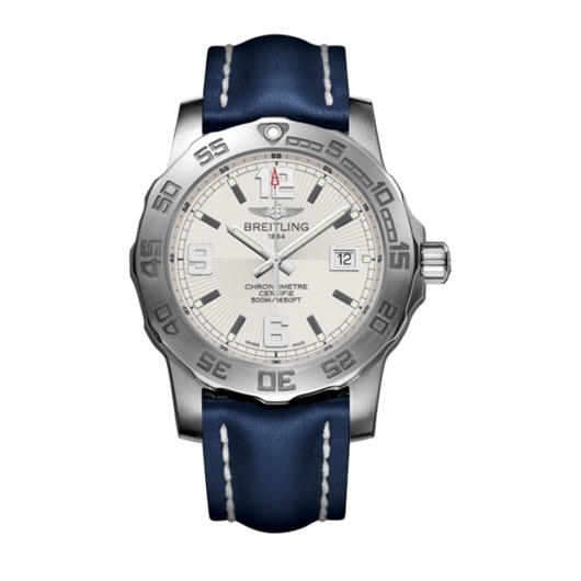 Breitling A7438710.G743.105X : Colt 44 Silver / Calf