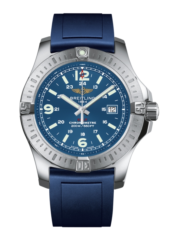 Breitling A7438811/C907/145S/A20S.1 : Colt Quartz Mariner Blue / Rubber / Pin