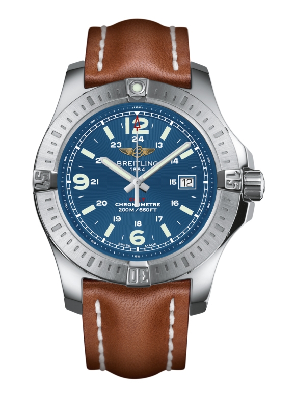 Breitling A7438811/C907/433X/A20BA.1 : Colt Quartz Mariner Blue / Calf