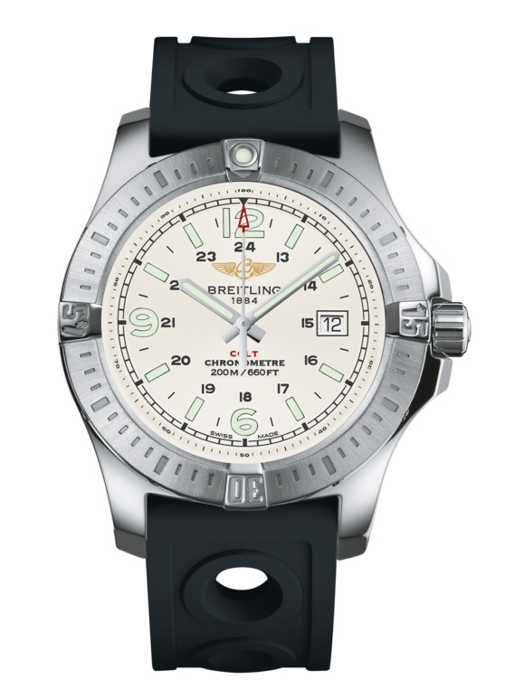 Breitling A7438811/G792/227S/A20S.1 : Colt Quartz Stratus Silver / Rubber