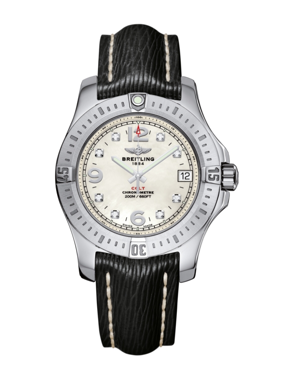 Breitling A7438911/A771/213X/A16BA.1 : Colt 36 Pearl Diamond / Sahara / Pin