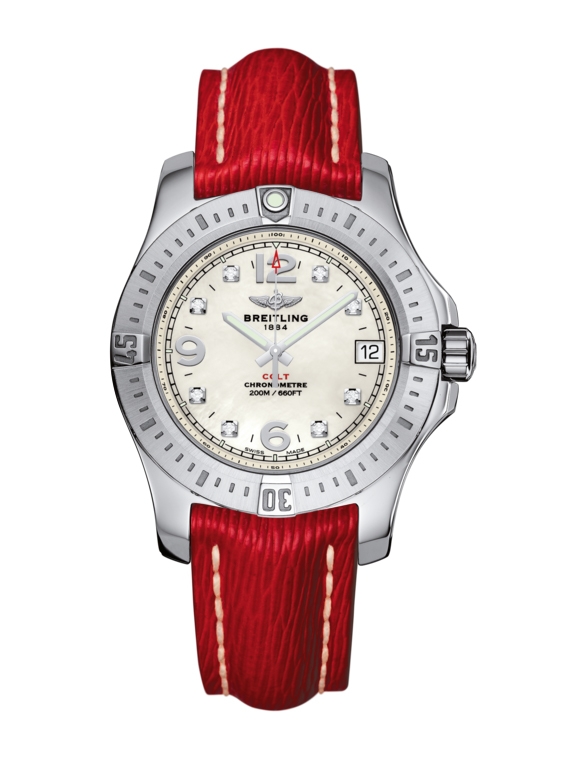 Breitling A7438911/A771/214X/A16BA.1 : Colt 36 Pearl Diamond / Sahara / Pin
