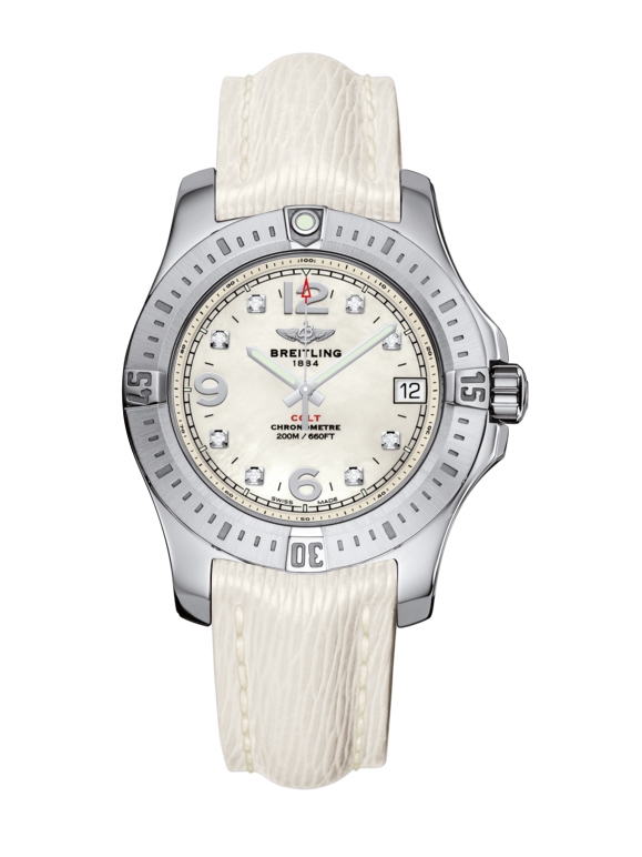 Breitling A7438911/A771/236X/A16BA.1 : Colt 36 Pearl Diamond / Sahara