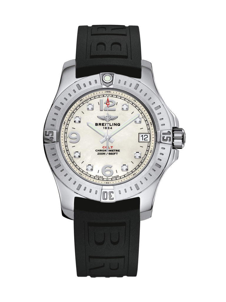 Breitling A7438911/A771/237S/A16S.1 : Colt 36 Pearl Diamond / Rubber / Pin