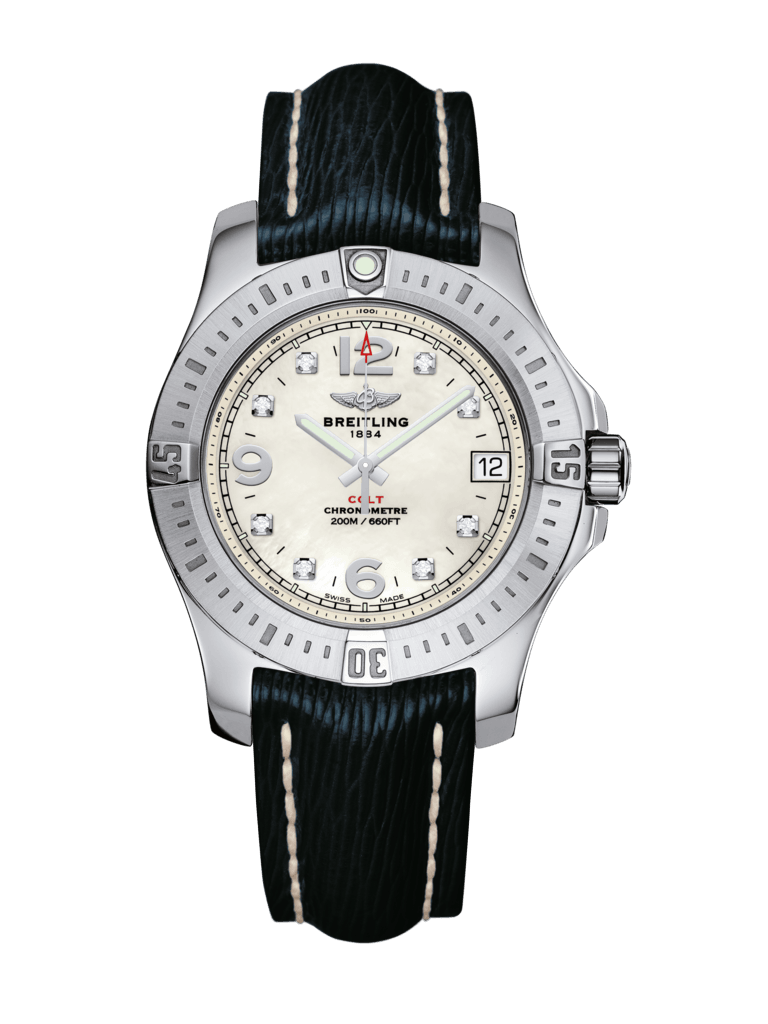 Breitling A7438911/A771/256X/A16D.1 : Colt 36 Pearl Diamond / Sahara / Folding