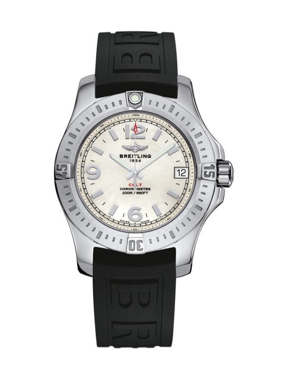Breitling A7438911/A772/237S/A16S.1 : Colt 36 Pearl / Rubber
