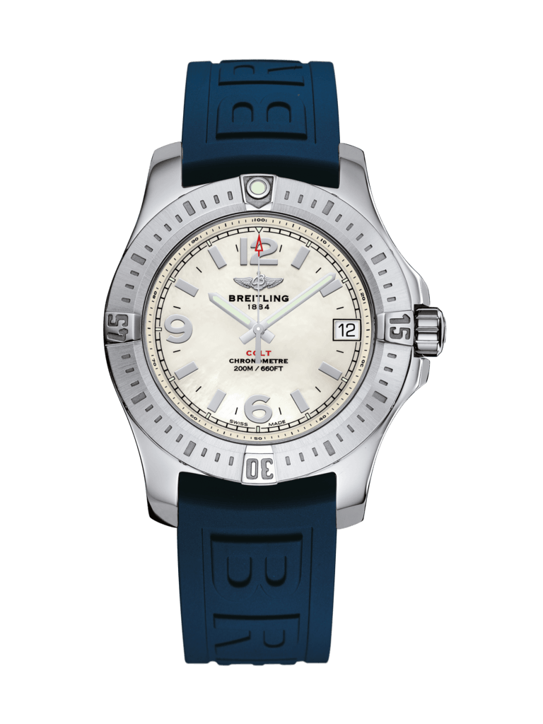 Breitling A7438911/A772/238S/A16S.1 : Colt 36 Pearl / Rubber / Pin