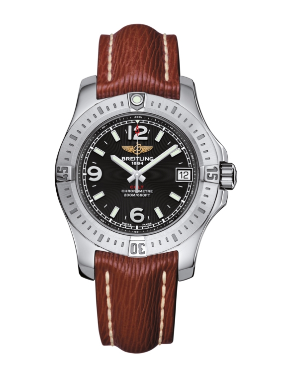 Breitling A7438911/BD82/216X/A16BA.1 : Colt 36 Volcano Black / Sahara / Pin