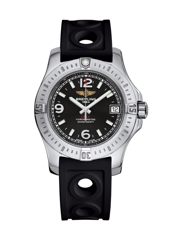 Breitling A7438911/BD82/231S/A16S.1 : Colt 36 Volcano Black / Rubber / Pin