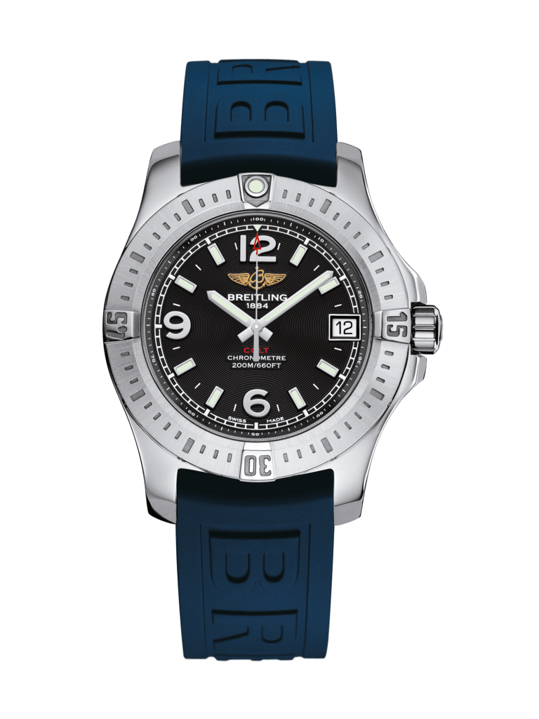 Breitling A7438911/BD82/238S/A16S.1 : Colt 36 Volcano Black / Rubber / Pin