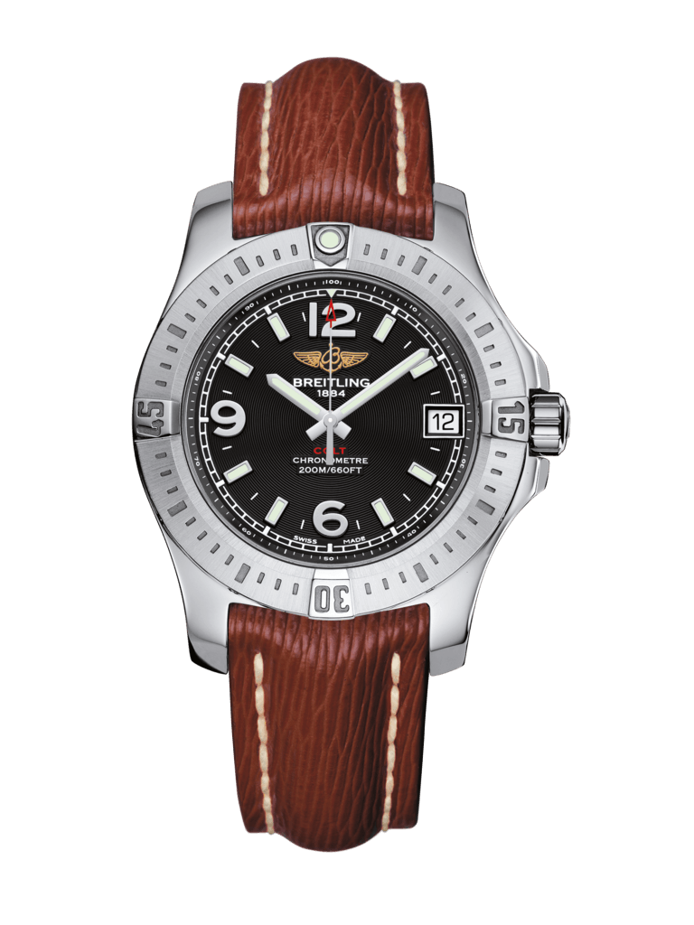 Breitling A7438911/BD82/247X/A16D.1 : Colt 36 Volcano Black / Sahara / Folding
