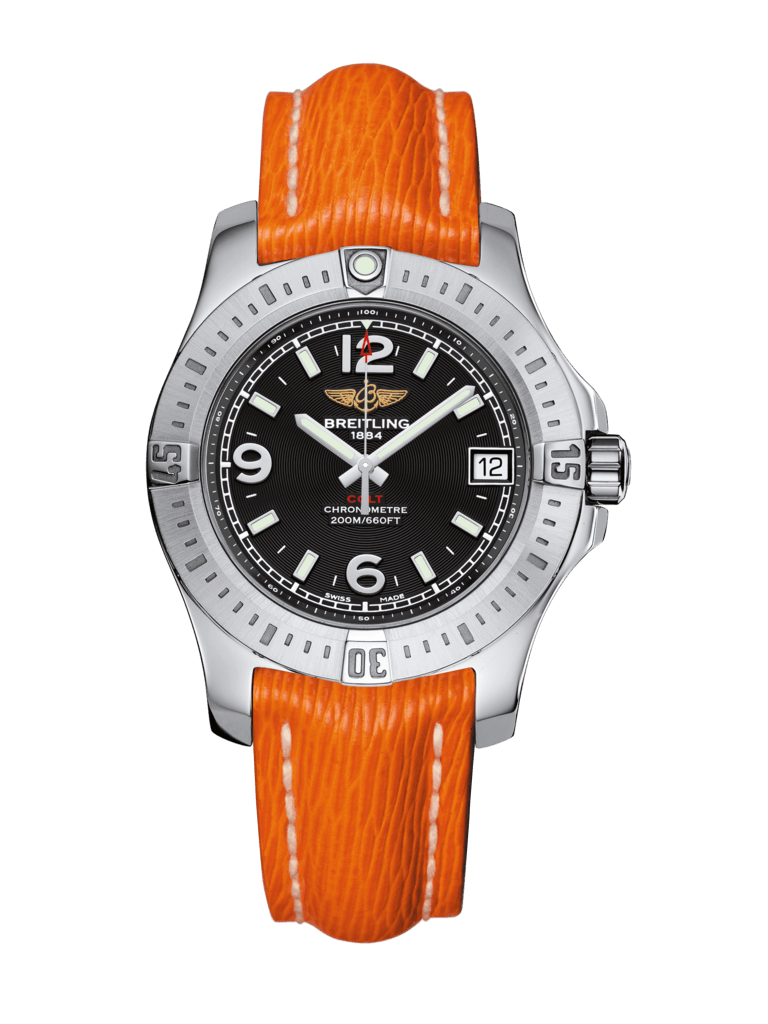 Breitling A7438911/BD82/257X/A16D.1 : Colt 36 Volcano Black / Sahara / Folding