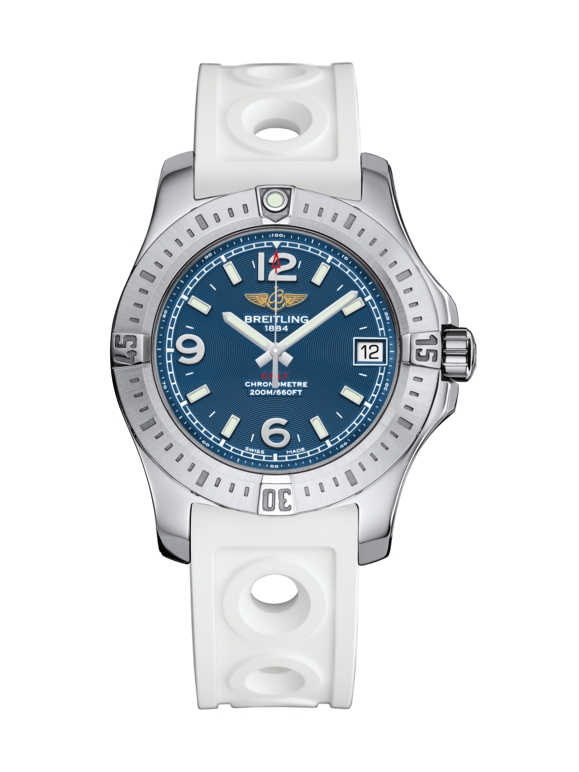 Breitling A7438911/C913/230S/A16S.1 : Colt 36 Mariner Blue / Rubber / Pin