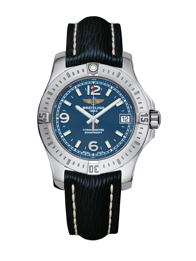 Breitling A7438911/C913/256X/A16D.1 : Colt 36 Mariner Blue / Sahara / Folding