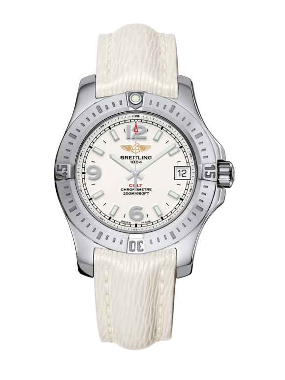 Breitling A7438911/G803/236X/A16BA.1 : Colt 36 Stratus Silver / Sahara / Pin