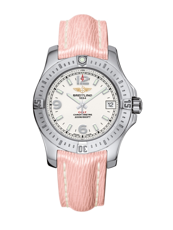 Breitling A7438911/G803/239X/A16BA.1 : Colt 36 Stratus Silver / Sahara / Pin