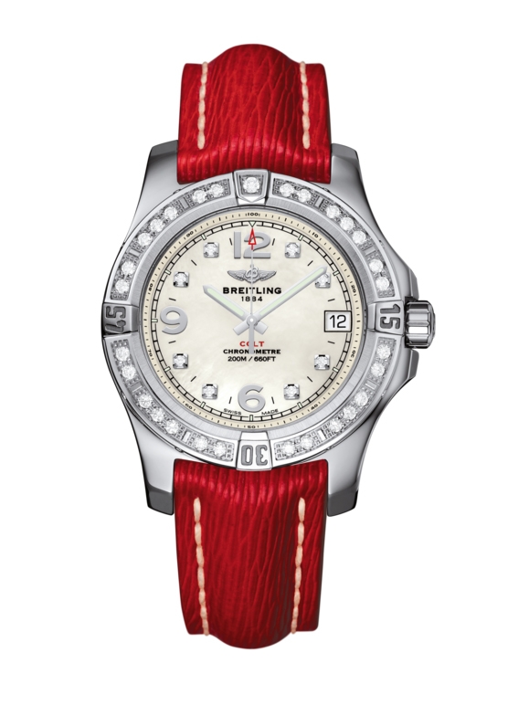 Breitling A7438953.A771.214X : Colt 36 Diamond / Pearl Diamond / Sahara