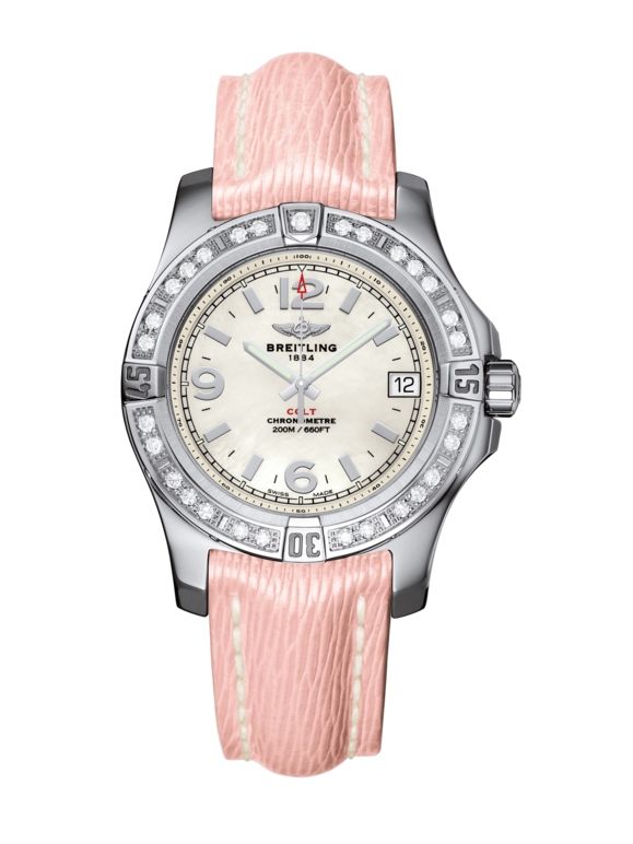 Breitling A7438953.A772.239X : Colt 36 Diamond / Pearl / Sahara