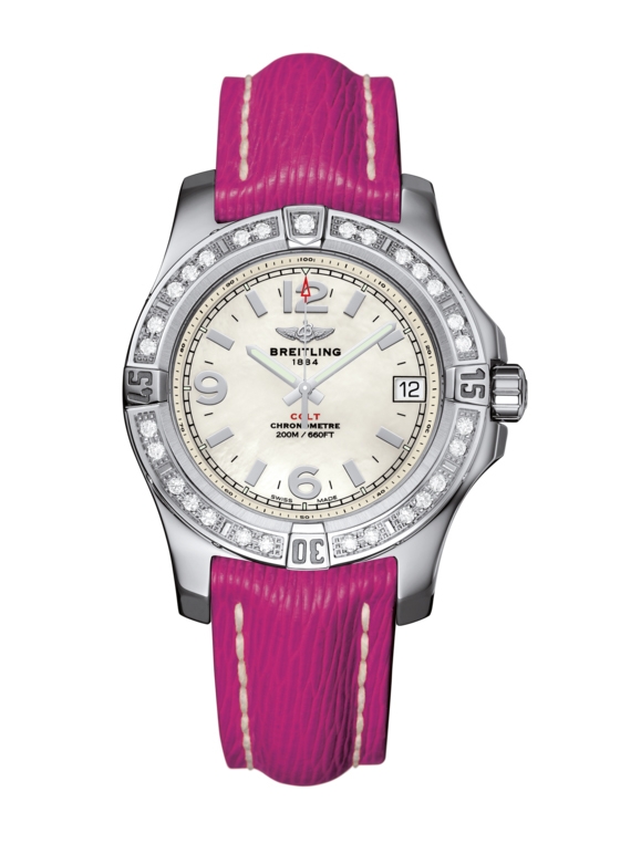 Breitling A7438953.A772.242X : Colt 36 Diamond / Pearl / Sahara