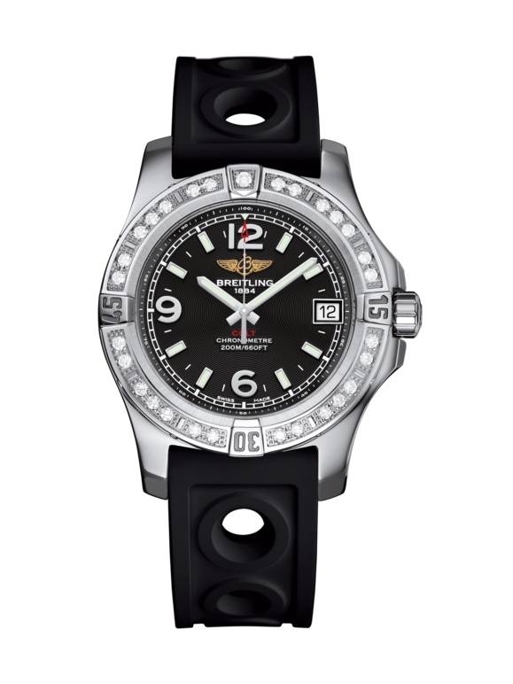 Breitling A7438953.BD82.231S : Colt 36 Diamond / Volcano Black / Rubber