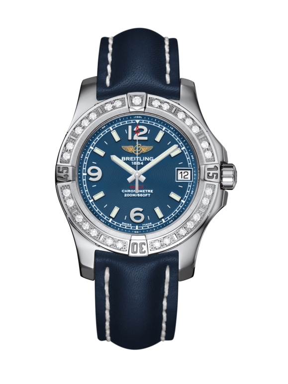 Breitling A7438953.C913.194X : Colt 36 Diamond / Mariner Blue / Calf