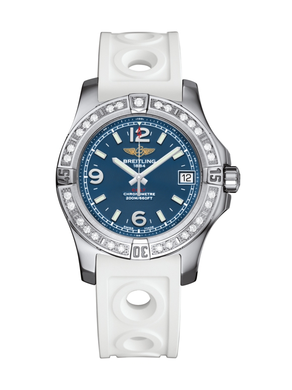 Breitling A7438953.C913.230S : Colt 36 Diamond / Mariner Blue / Rubber