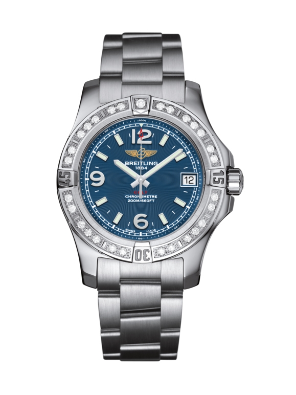 Breitling A7438953|C913|178A : Colt 36 Diamond / Mariner Blue / Bracelet