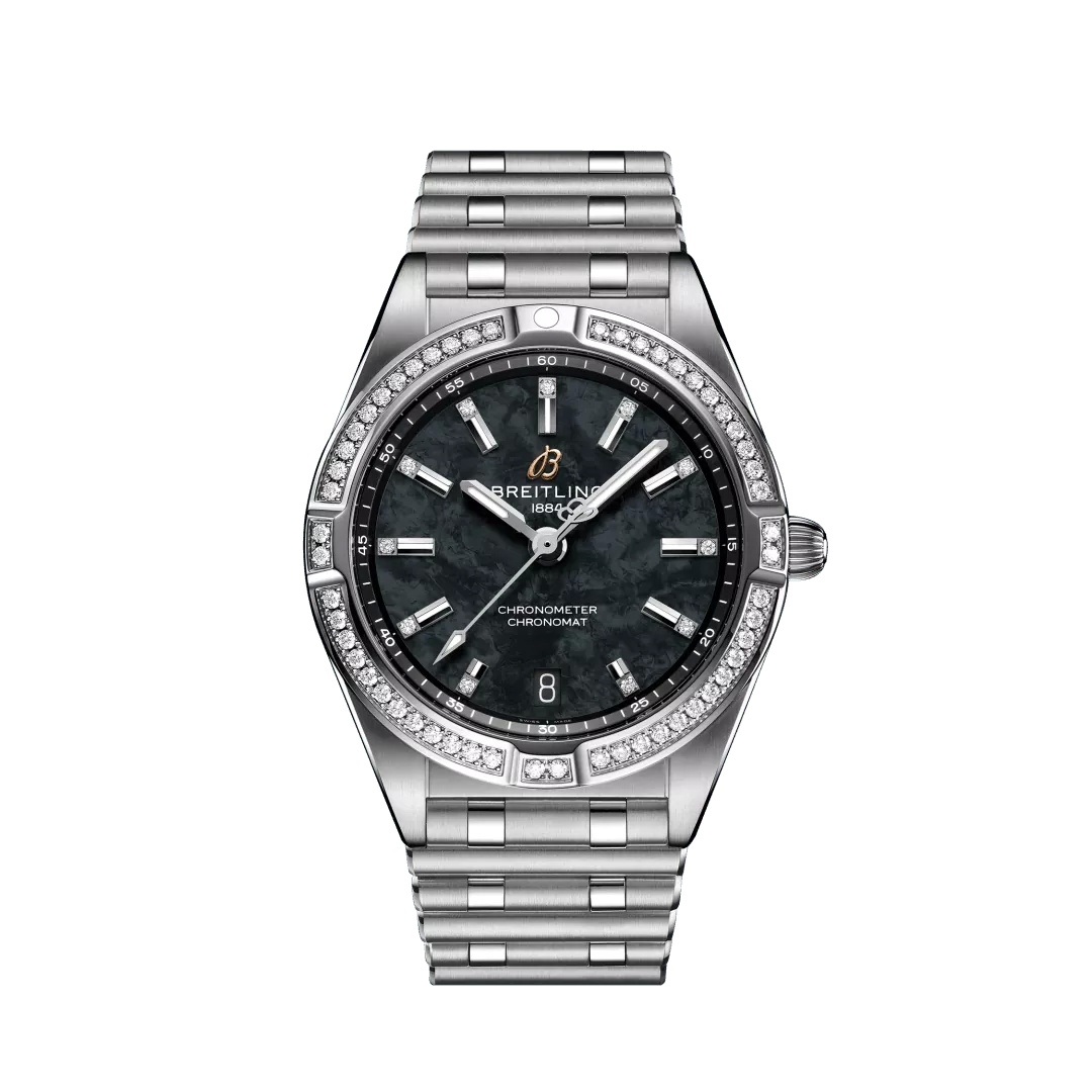 Breitling A773104A1B1A1 : Chronomat 32 Stainless Steel  - Diamond / Black MOP / Japan