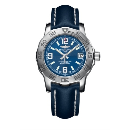 Breitling A7738711.C850.116X : Colt 33 Blue / Calf