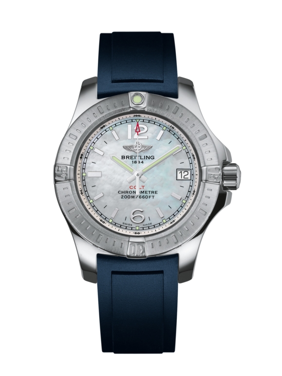 Breitling A7738811/A770/141S/A14S.1 : Colt Lady Pearl / Rubber / Pin