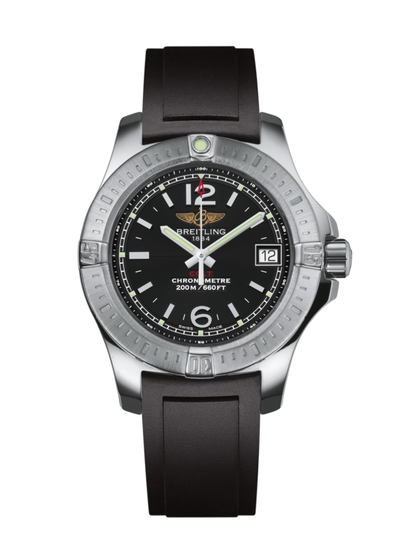 Breitling A7738811/BD46/133S/A14S.1 : Colt Lady Volcano Black / Rubber / Pin