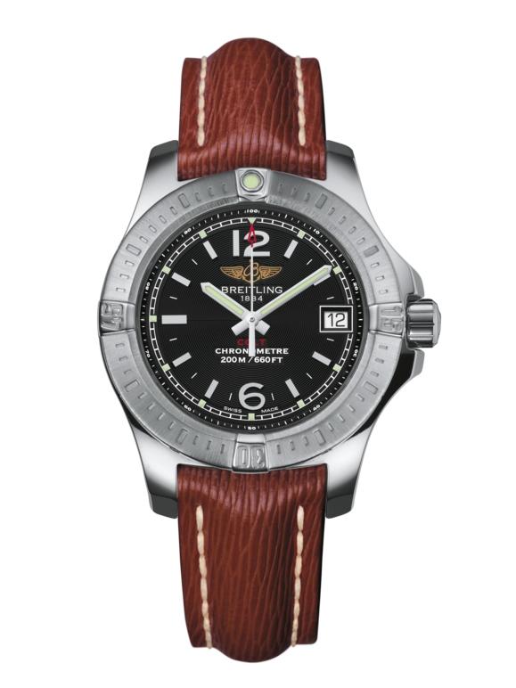 Breitling A7738811/BD46/211X/A14BA.1 : Colt Lady Volcano Black / Sahara / Pin
