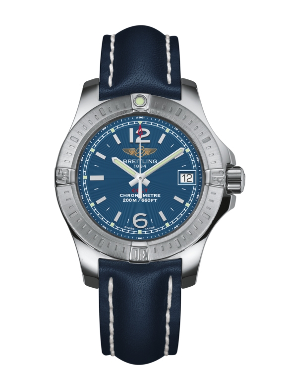 Breitling A7738811/C908/116X/A14BA.1 : Colt Lady Mariner Blue / Calf / Pin