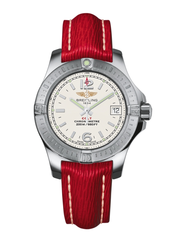 Breitling A7738811/G793/209X/A14BA.1 : Colt Lady Stratus Silver / Sahara / Pin