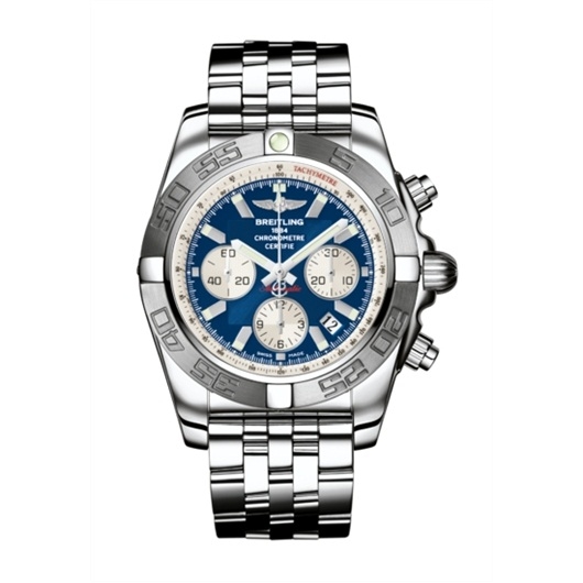 Breitling AB011011/C788/375A : Chronomat 44 Stainless Steel / Blue / Bracelet