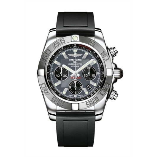 Breitling AB011011/F546/131S : Chronomat 44 Stainless Steel / Grey / Rubber