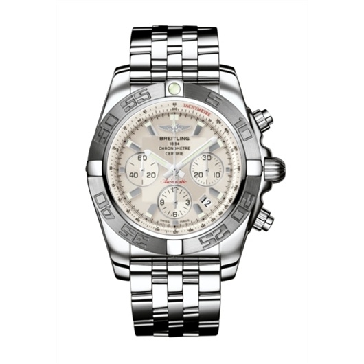 Breitling AB011011/G684/375A : Chronomat 44 Stainless Steel / Silver / Bracelet