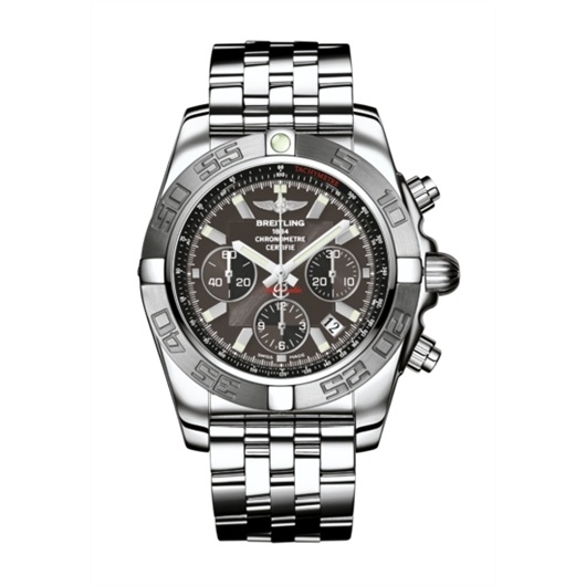 Breitling AB011011/M524/375A : Chronomat 44 Stainless Steel / Grey / Bracelet