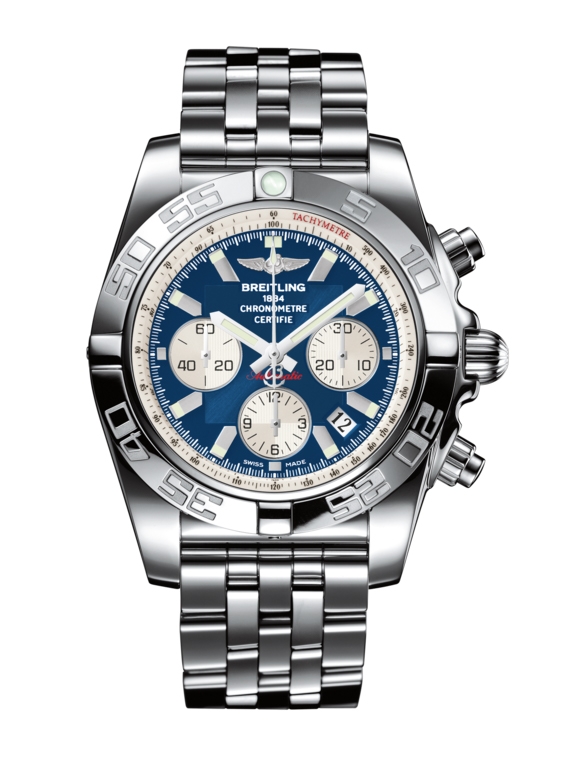 Breitling AB011012.C788.375A : Chronomat 44 Stainless Steel / Blue / Bracelet