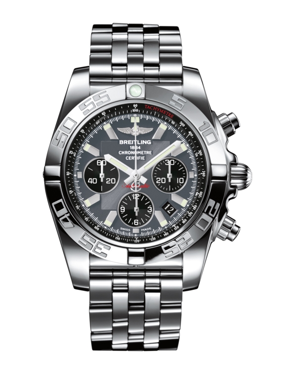 Breitling AB011012.F546.375A : Chronomat 44 Stainless Steel / Blackeye Grey / Bracelet