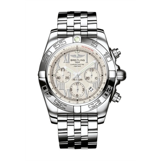 Breitling AB011012.G676.375A : Chronomat 44 Stainless Steel / Sierra Silver Roman / Bracelet